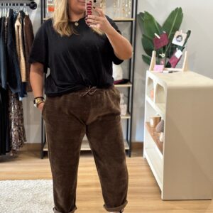 Pantalon Lois Chocolat Curvy