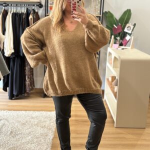 Pull Myriam Noisette Curvy