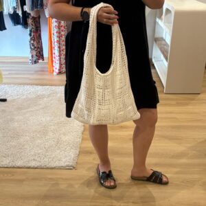 Sac Cass crochet Ecru