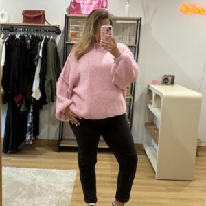 Pull oversize Alba Rose