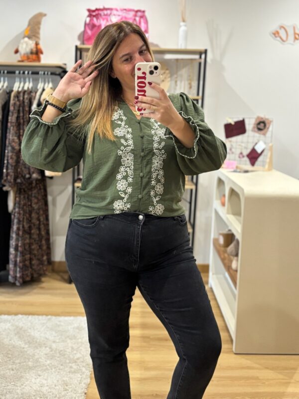 Blouse Lauren kaki – Image 7