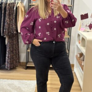 Blouse Bordeau