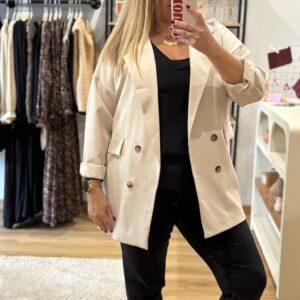 Blazer Belly Ecru