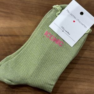 Chaussette Iconic Vert clair