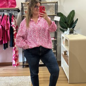 Chemise Leopard Fuchsia