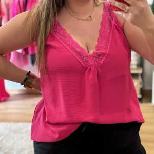 Débardeur Zola Fuchsia Curvy