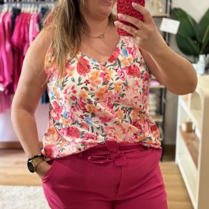 Débardeur Amélia Fuchsia Curvy