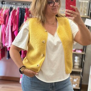 Gilet sans manches Mina Jaune