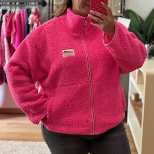 Veste polaire Nicky Rose fluo