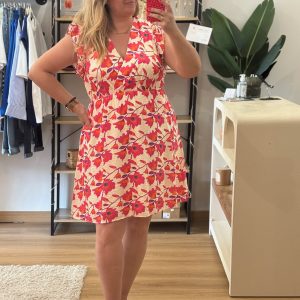 Robe Olivia Écru curvy