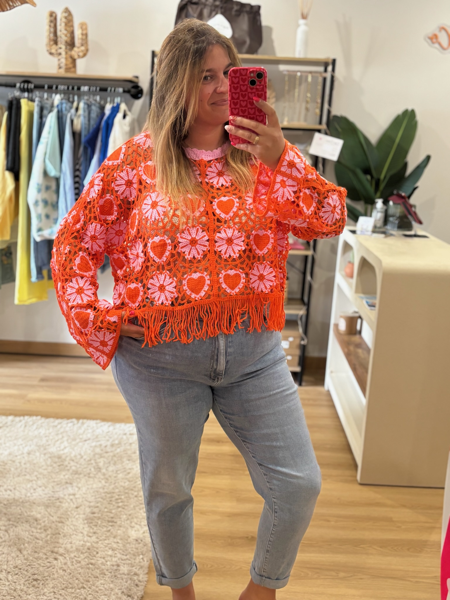 Top Béryl orange