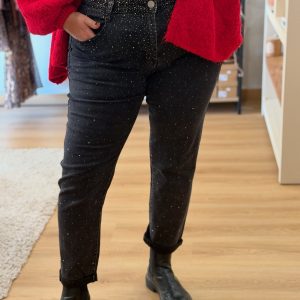 Jeans Victor strass Noir