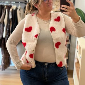 Gilet Valentin Ecru curvy