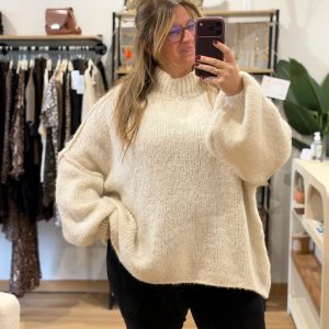 Pull Alban écru